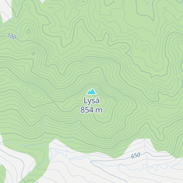 Map of Lysá