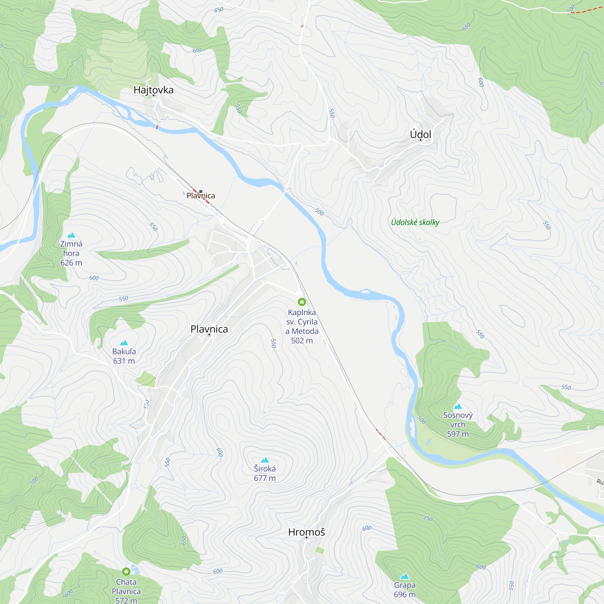 Kaplnka sv. Cyrila a Metoda map