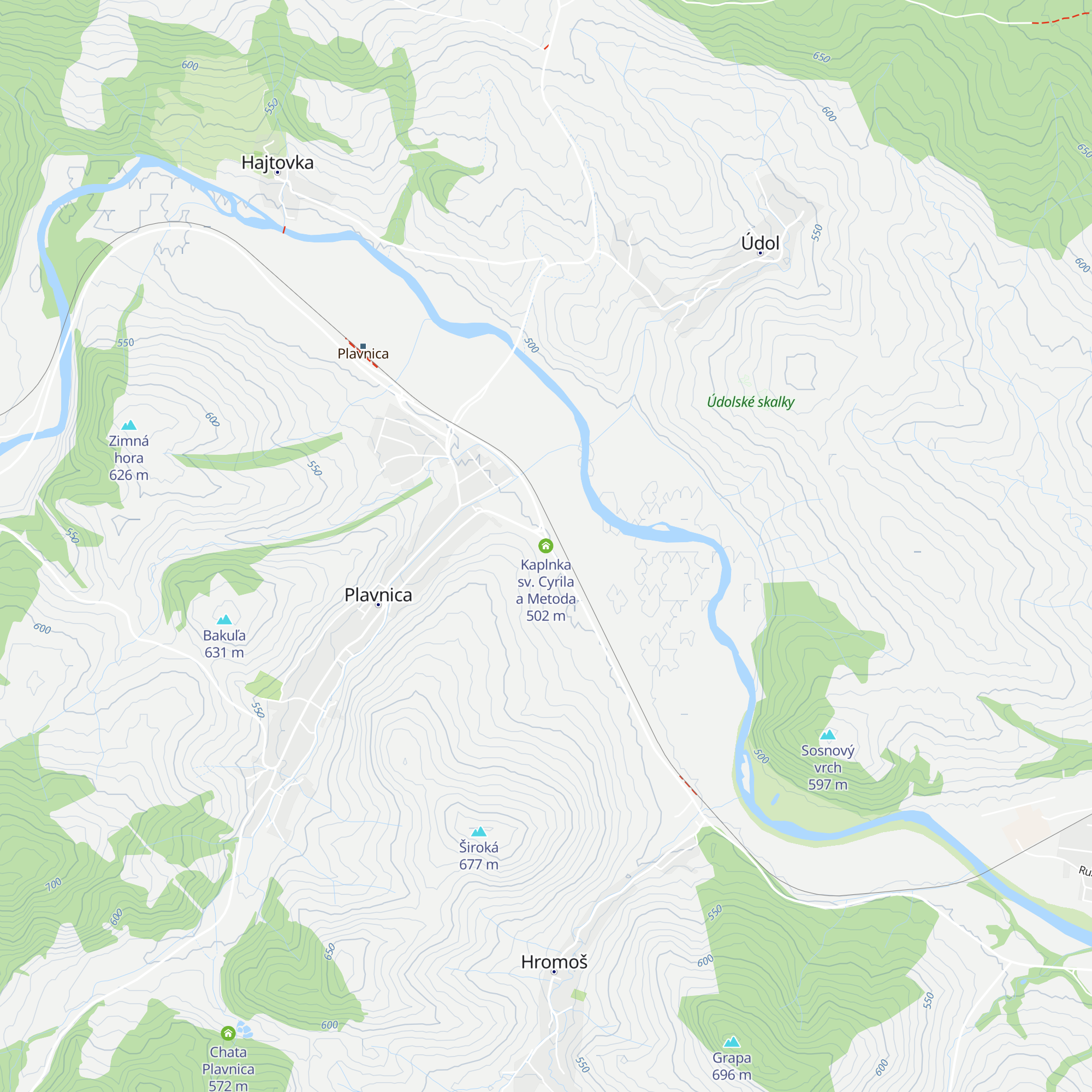 Kaplnka sv. Cyrila a Metoda map