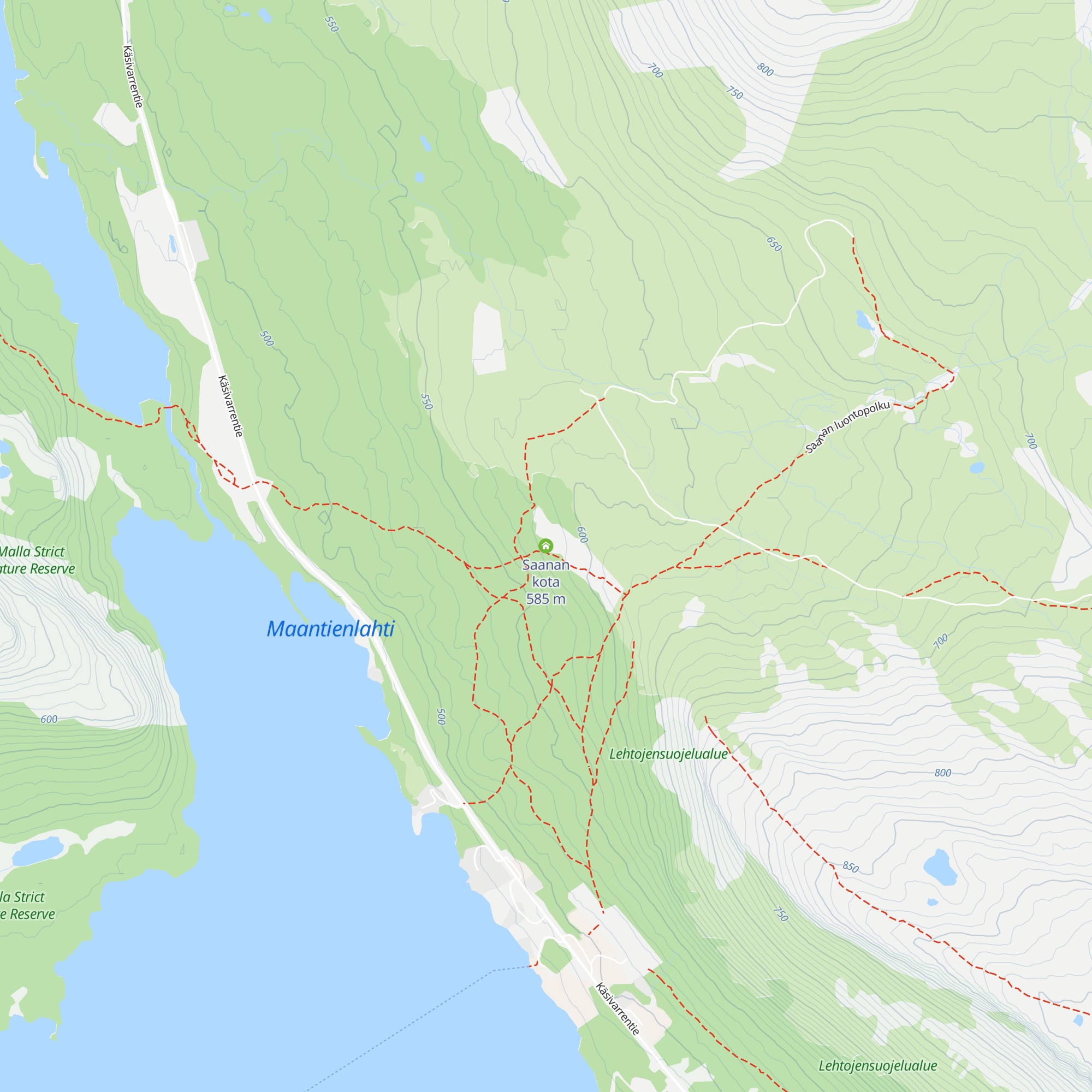 Saanan kota map