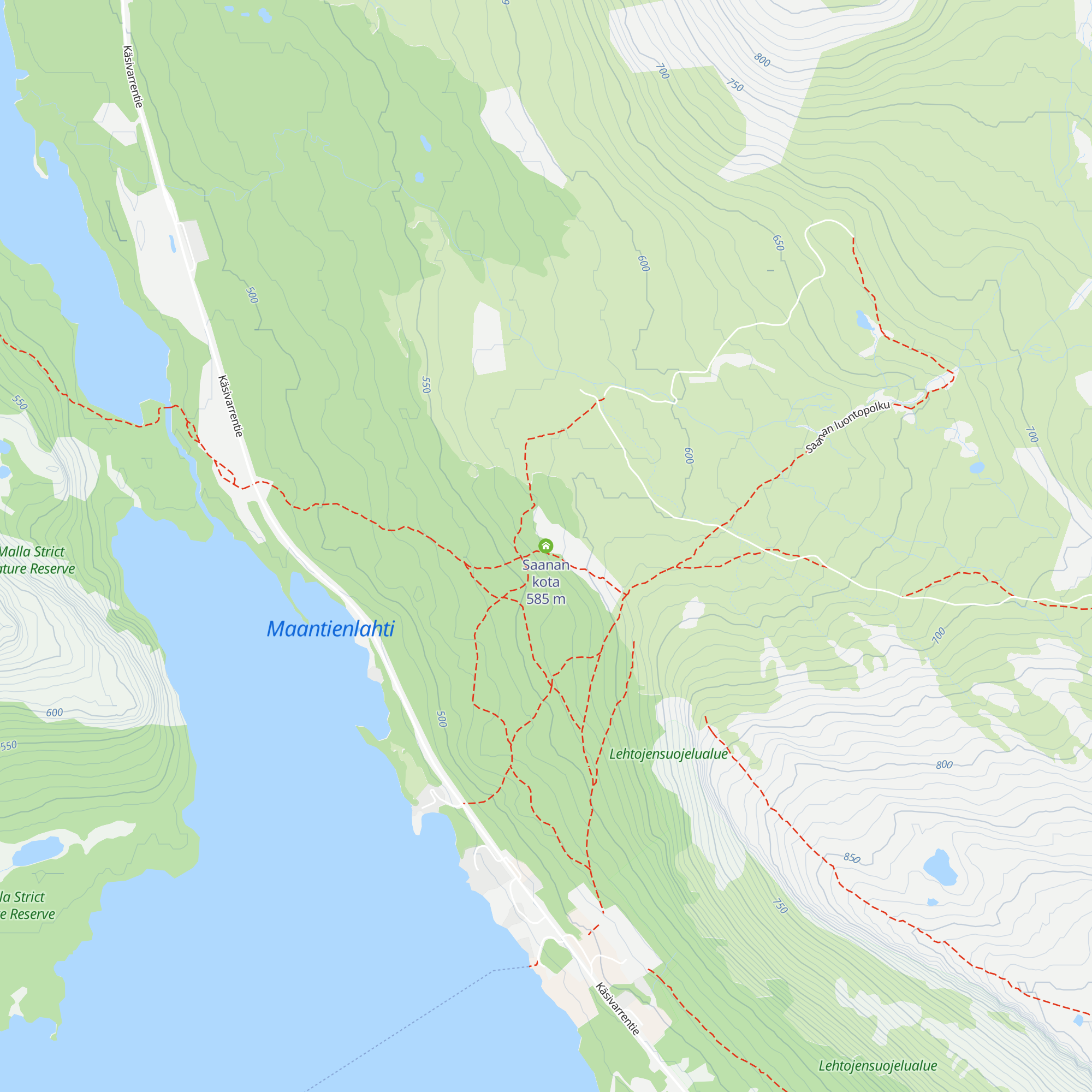 Saanan kota map