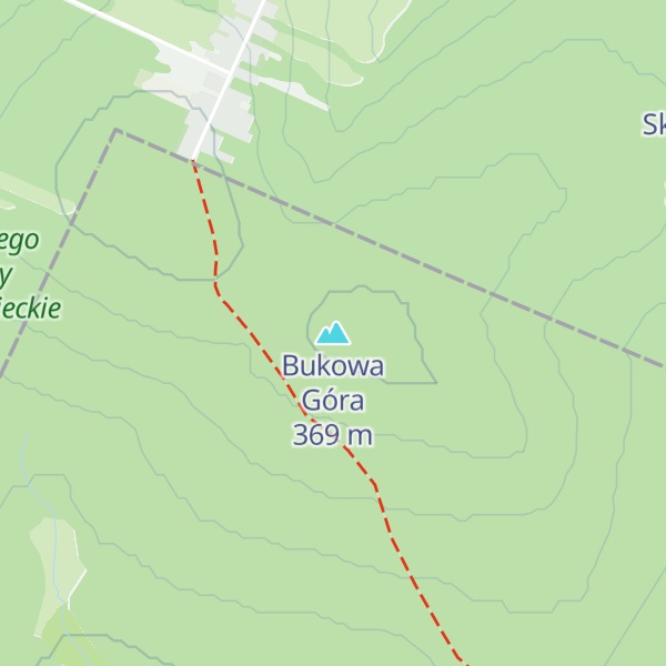 Map of Bukowa Góra
