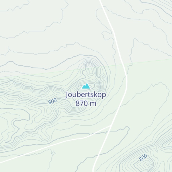 Map of Joubertskop