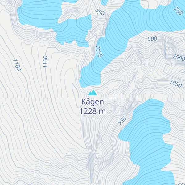 Map of Kågen