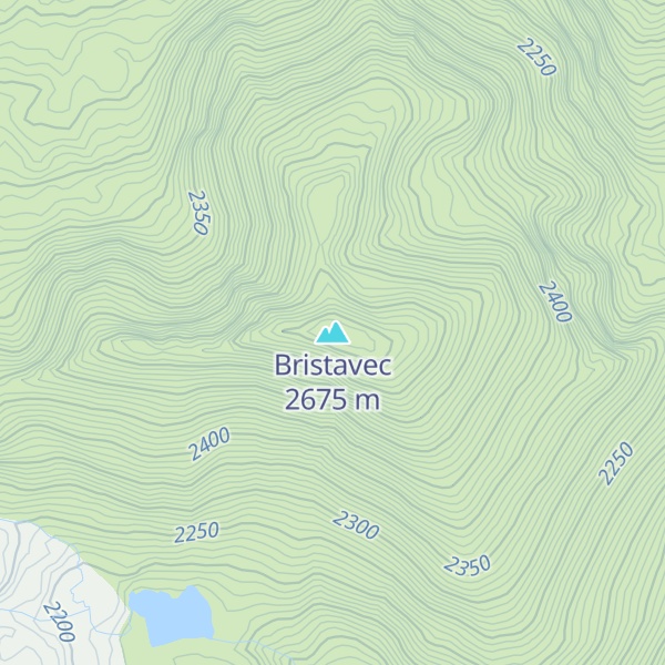 Map of Bristavec