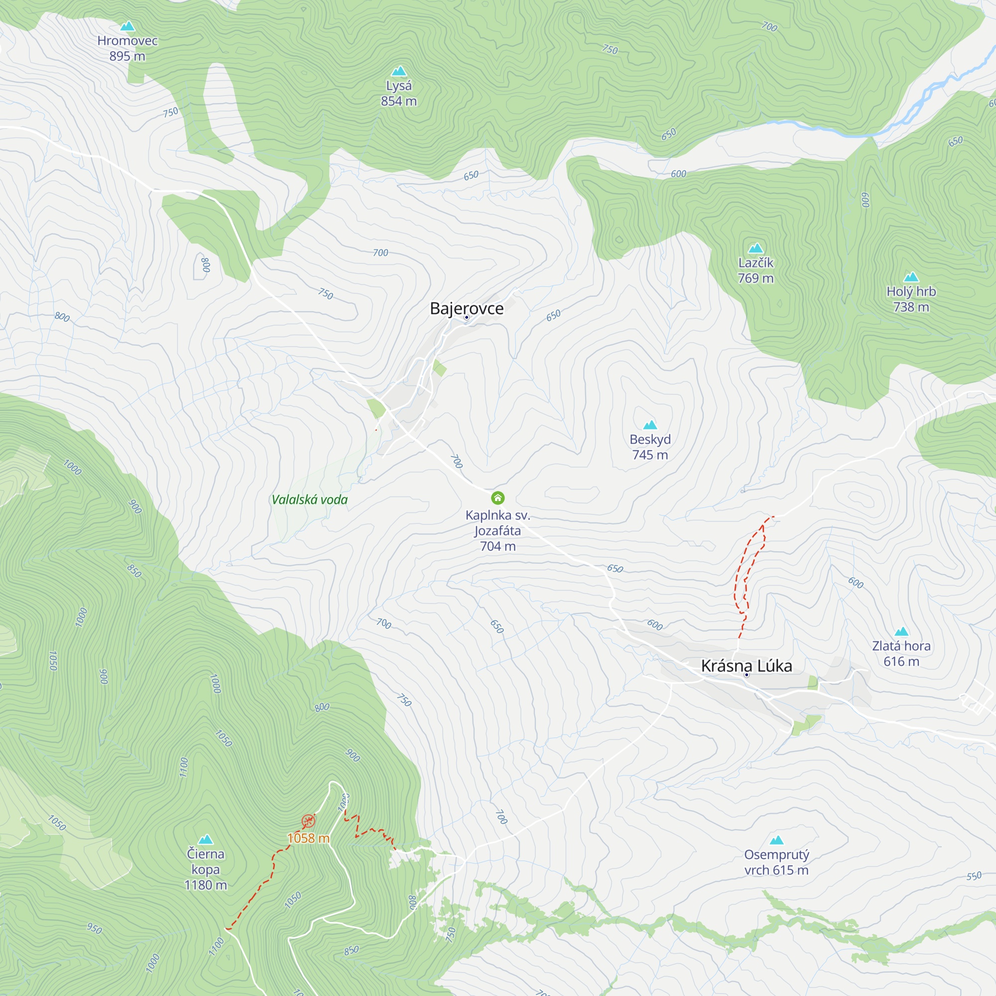Kaplnka sv. Jozafáta map