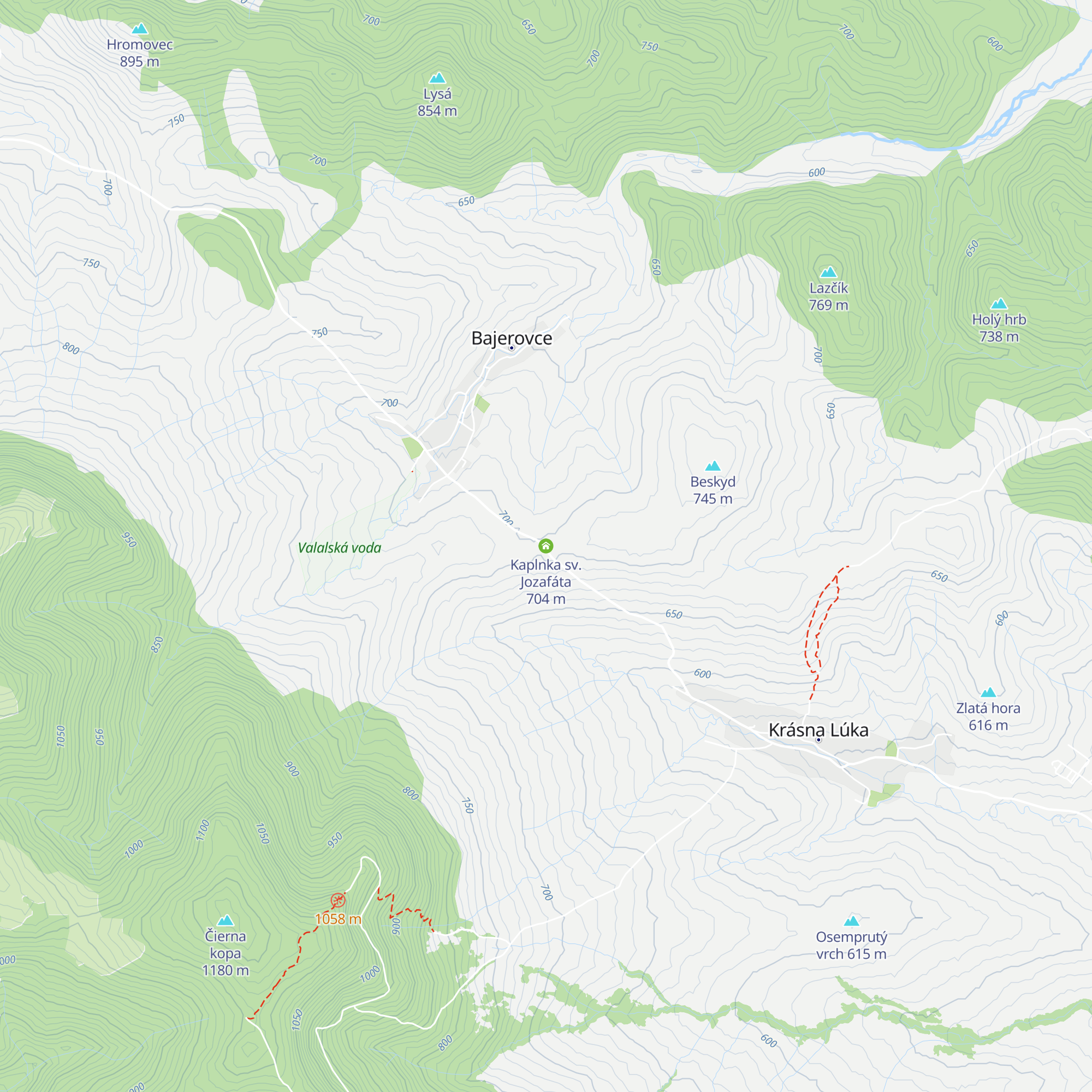 Kaplnka sv. Jozafáta map