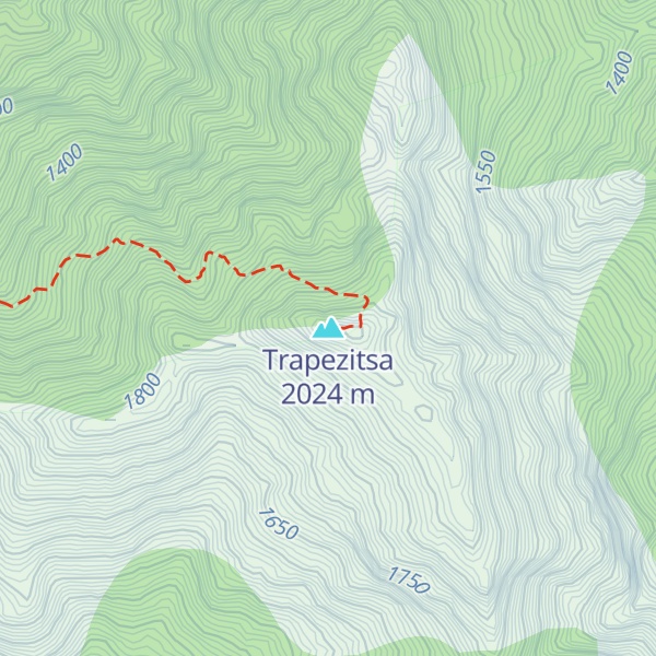 Map of Trapezitsa