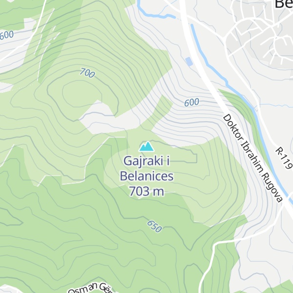Map of Gajraki i Belanices