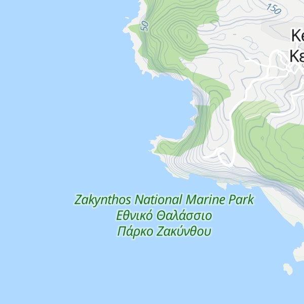 Map of Akrotiri Keriou