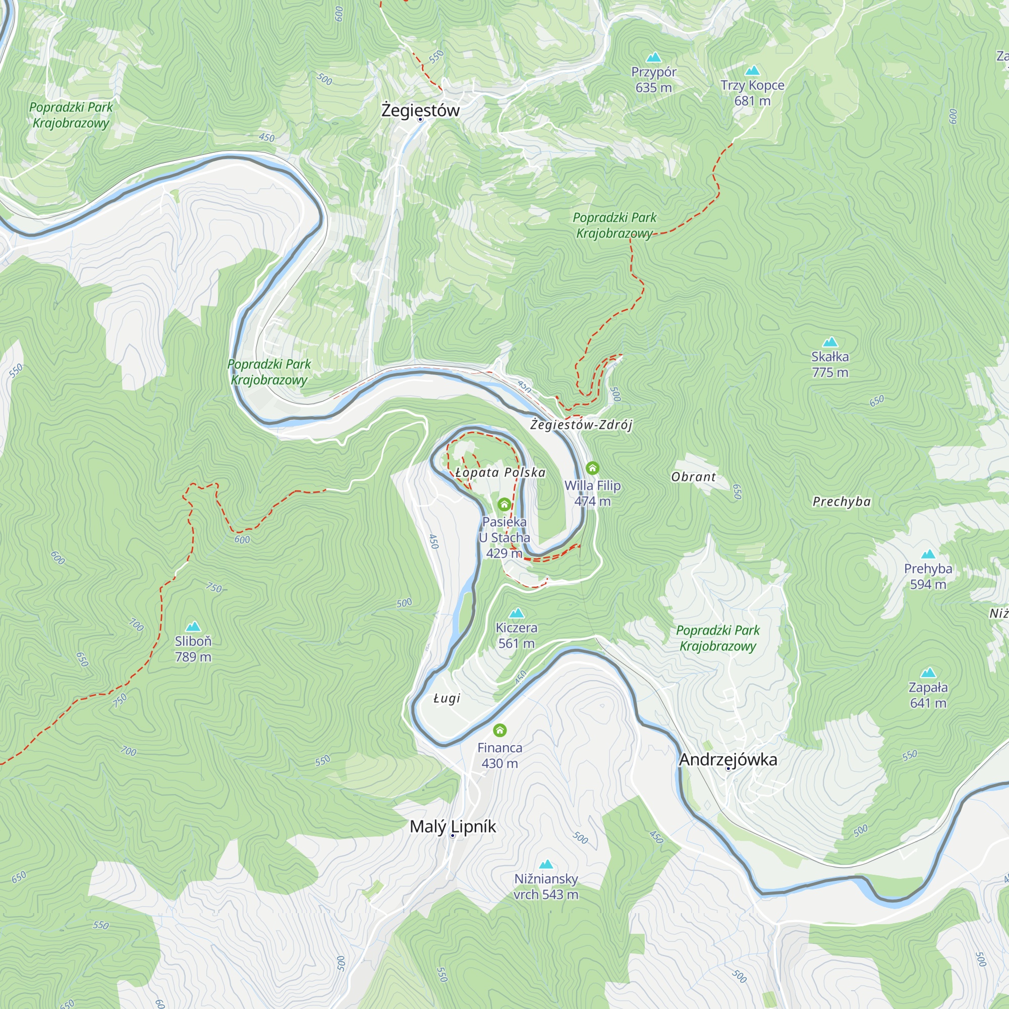 Pasieka U Stacha map
