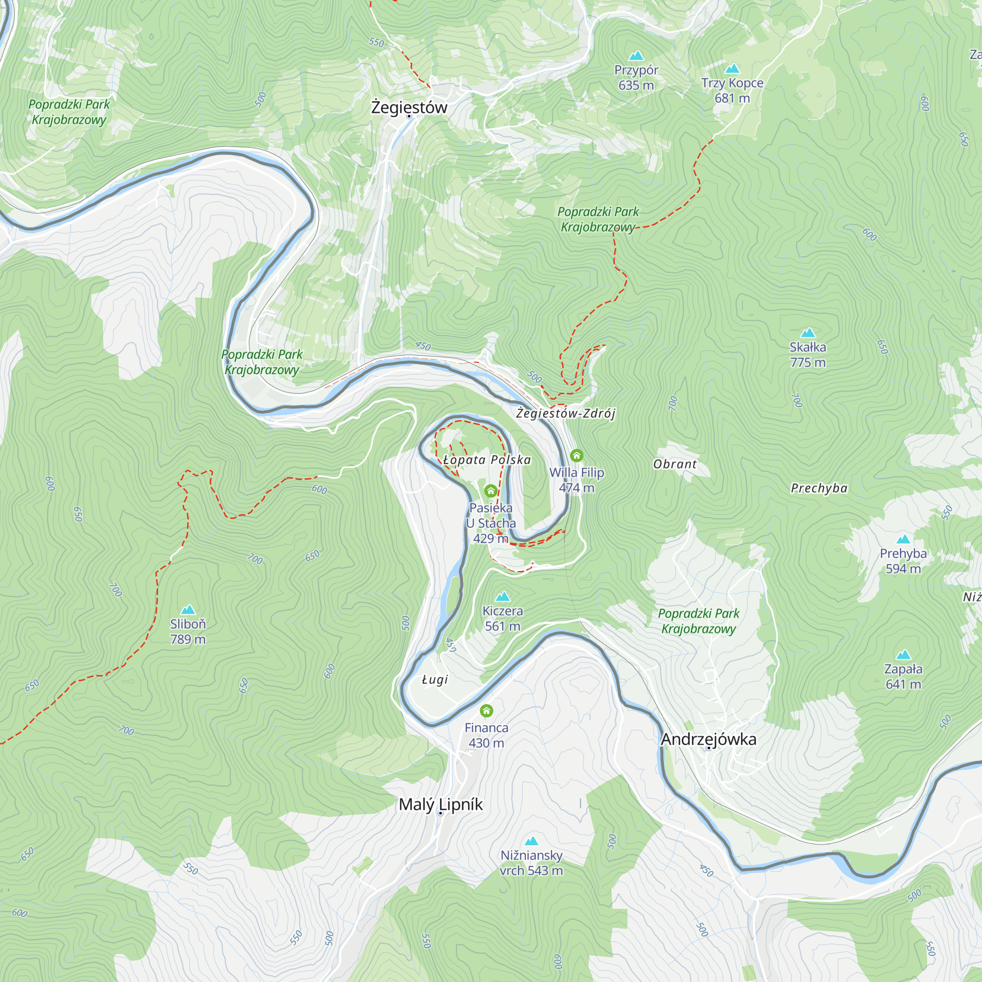 Pasieka U Stacha map