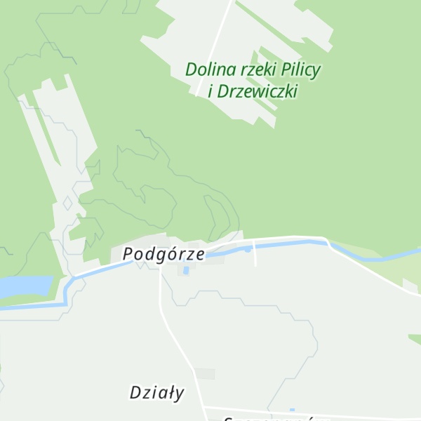 Map of Biała Góra