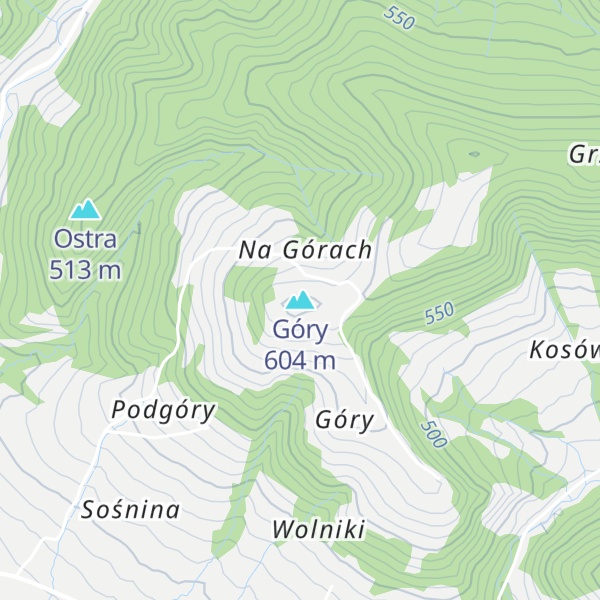 Map of Góry