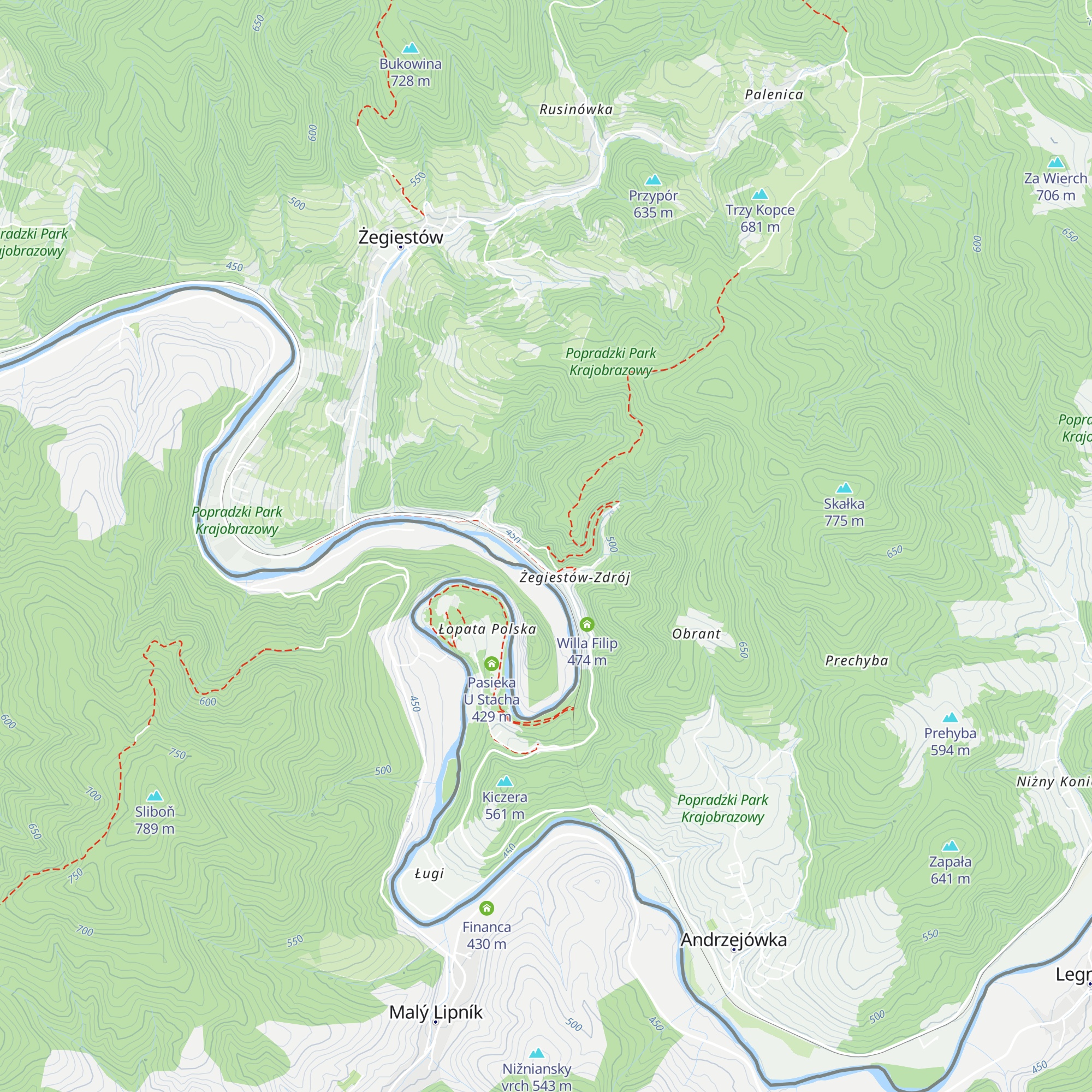 Willa Orlątko map