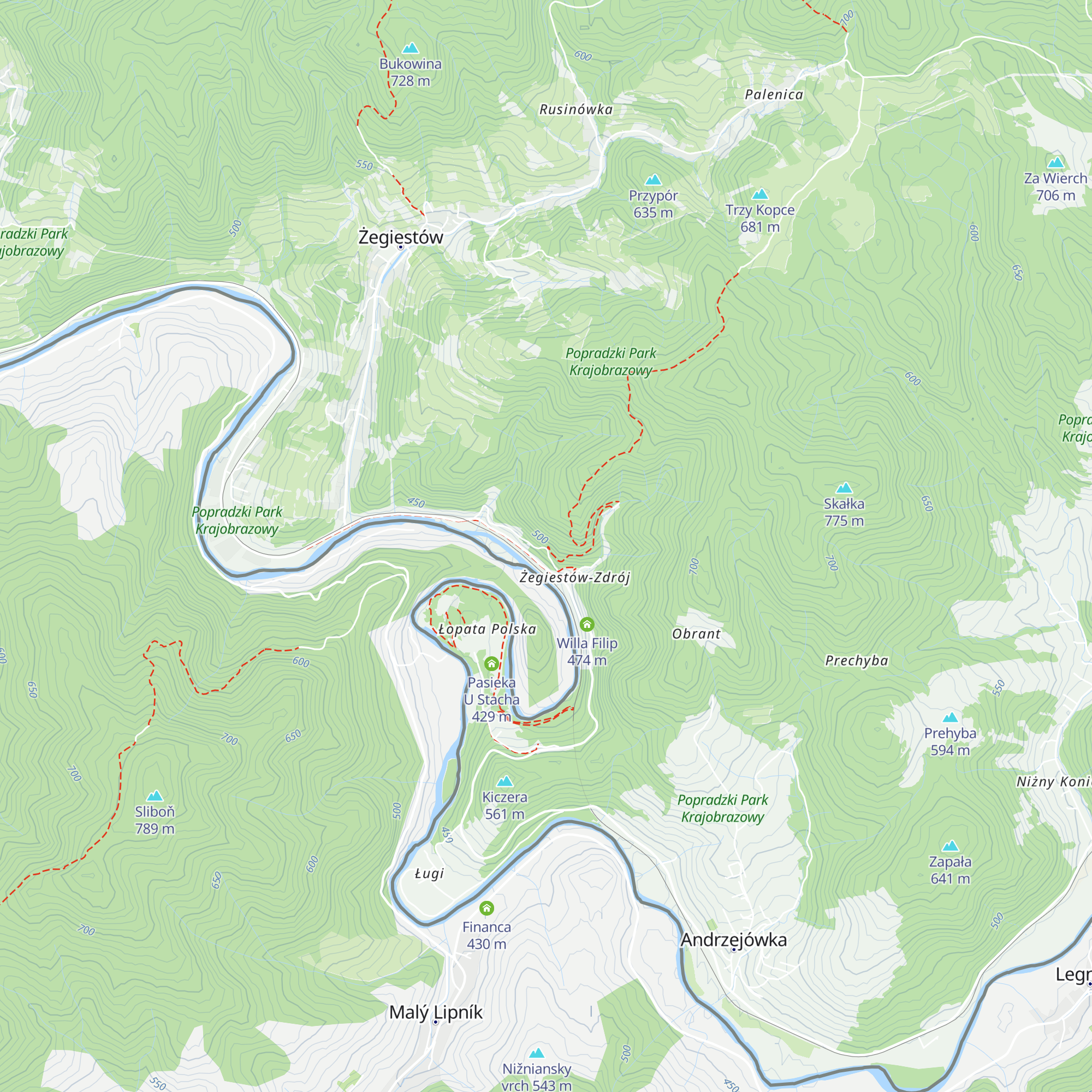 Willa Orlątko map