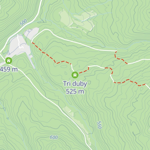 Map of Tri duby
