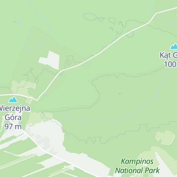 Map of Sierakowska Góra