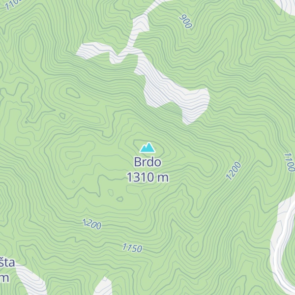Map of Brdo