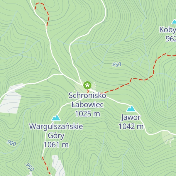 Map of Schronisko PTTK na Hali Łabowskiej