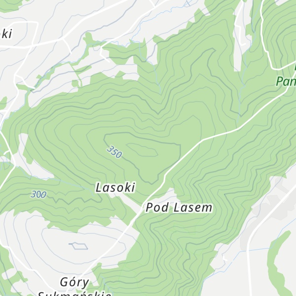 Map of Panieńska Góra