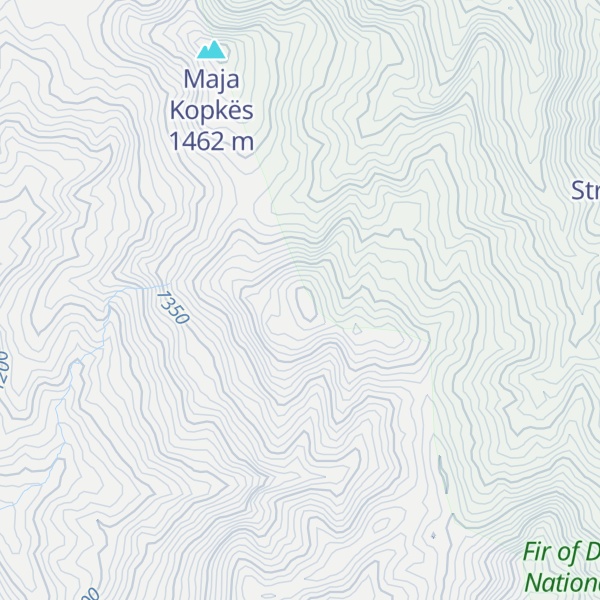Map of Maja Koçinit