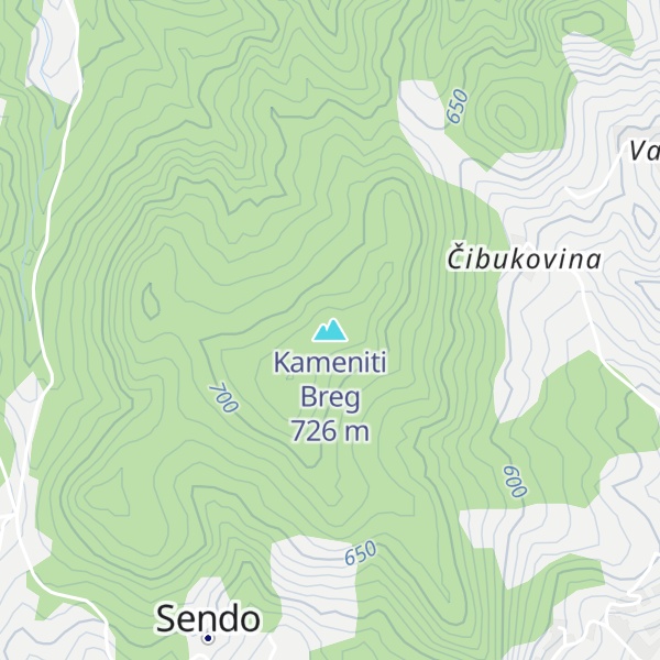 Map of Kameniti Breg