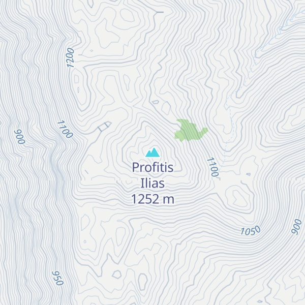 Map of Profitis Ilias