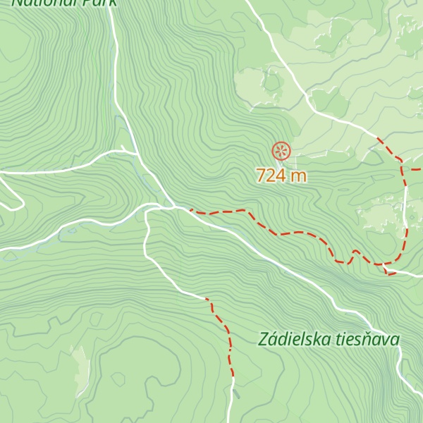 Map of Správa Národného parku Slovenský kras
