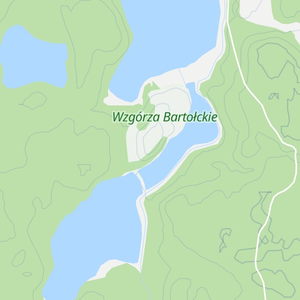 Map of Wzgórza Bartołckie