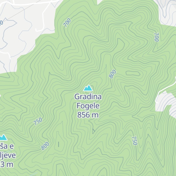 Map of Gradina Fogele