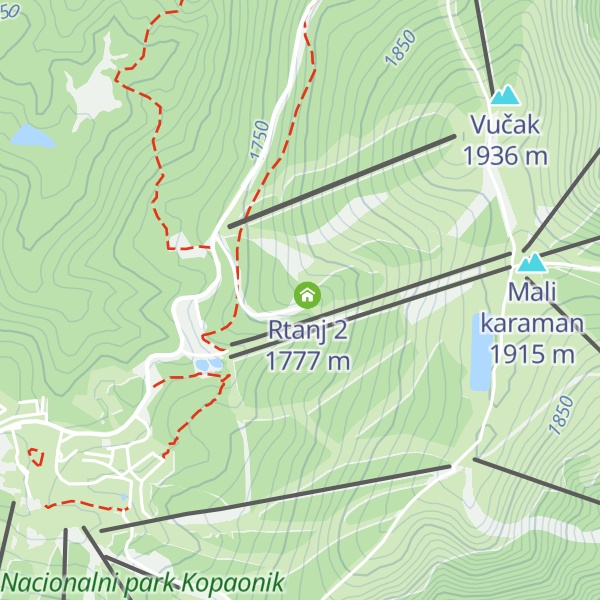 Map of Planinarski dom „Rtanj”
