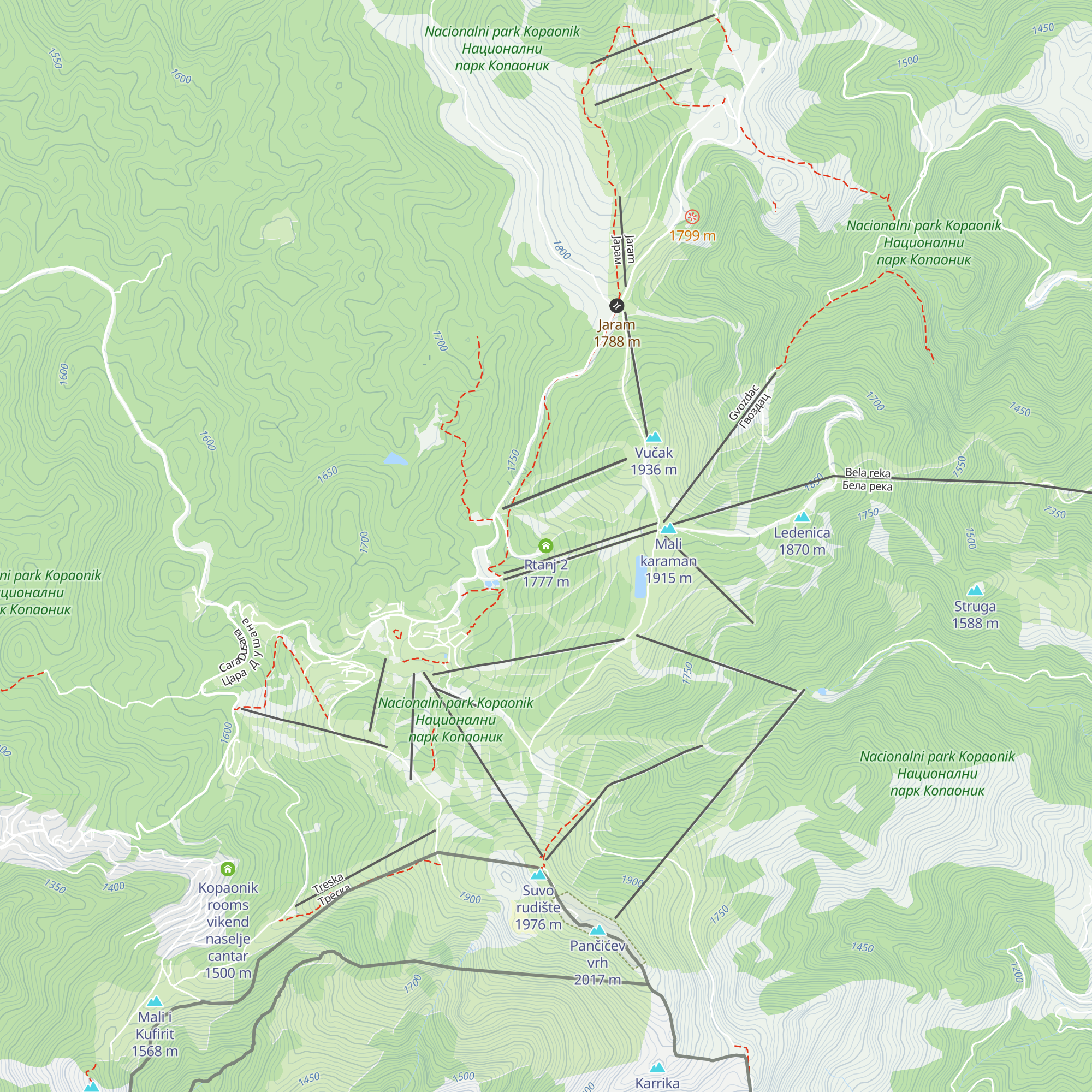 Rtanj 2 map