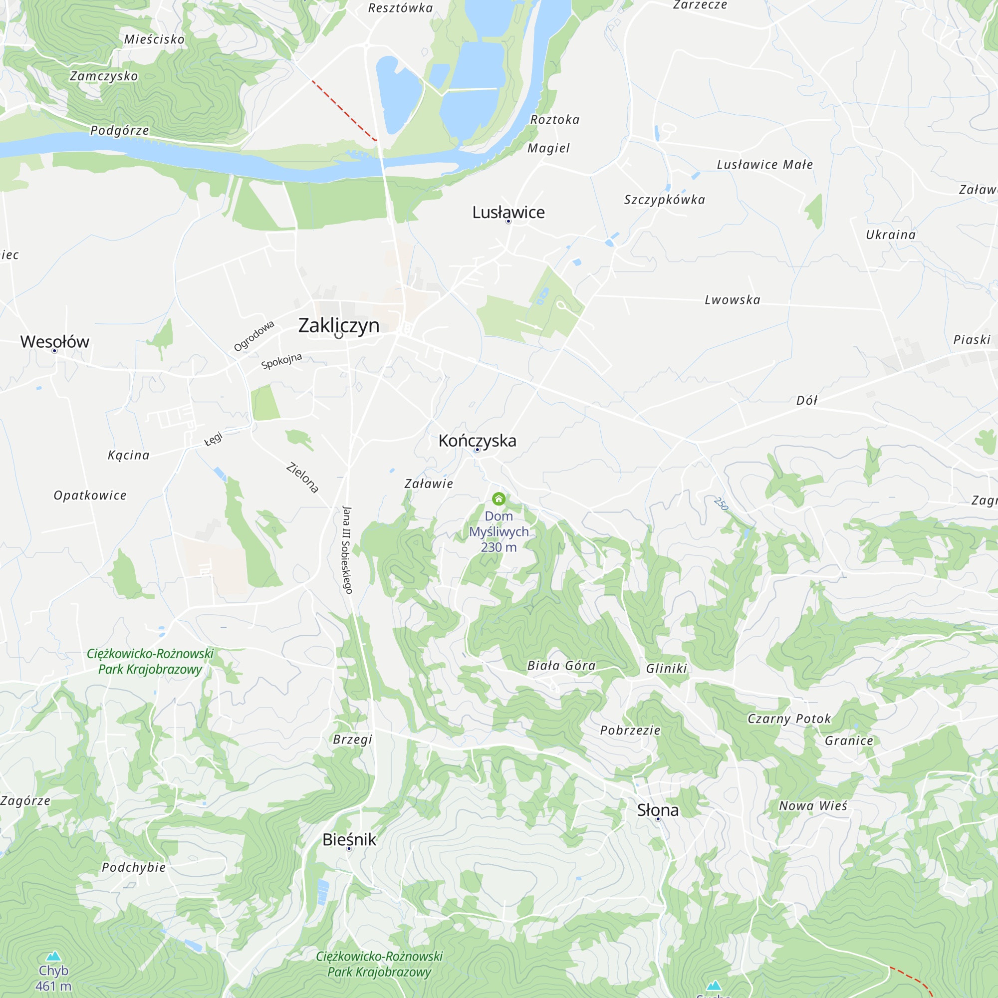 Dom Myśliwych map