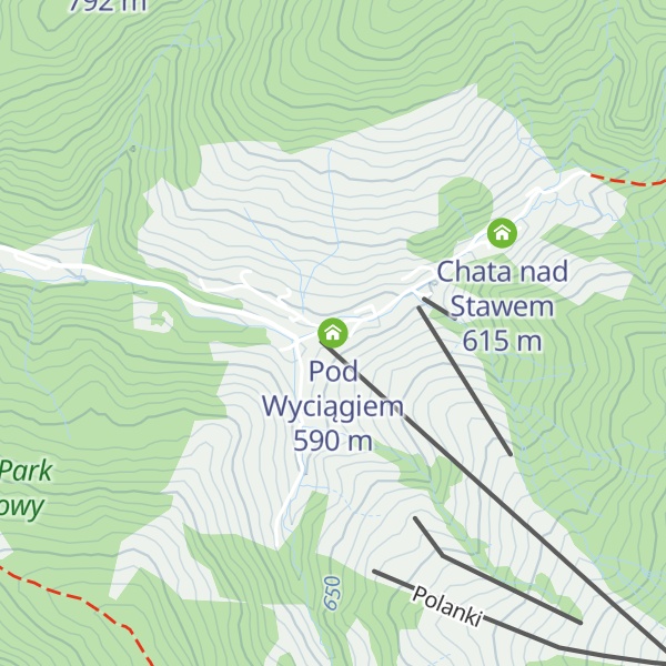 Map of Pod Wyciągiem