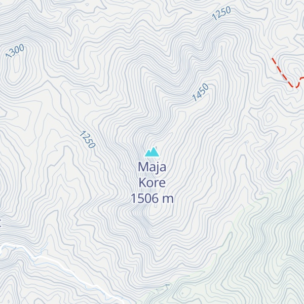 Map of Maja Kore
