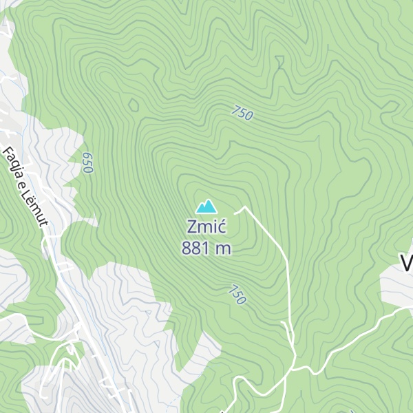 Map of Zmić