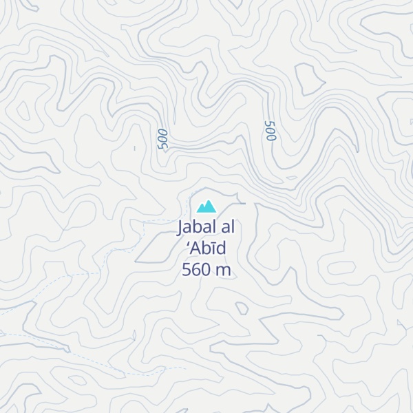 Map of Jabal al ‘Abīd