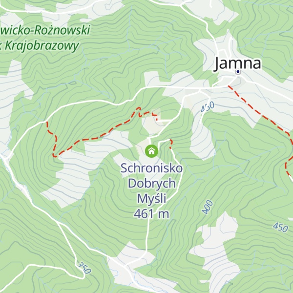 Map of Chatka Włóczykija