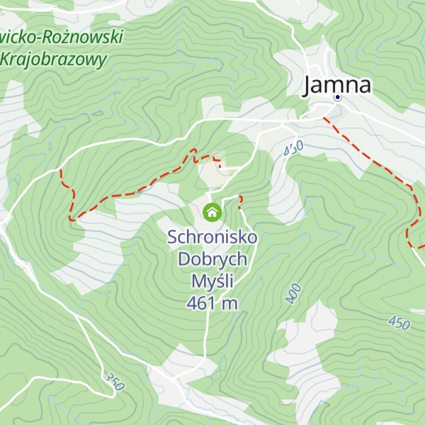 Map of Schronisko Dobrych Myśli