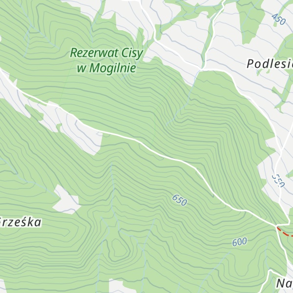 Map of Jodłowa Góra