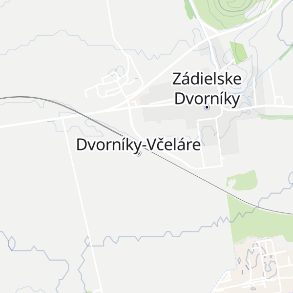 Map of Výh. Dvorníky-Zádiel