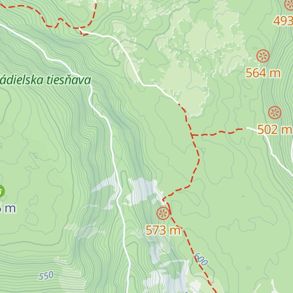 Map of Cukrová Homoľa