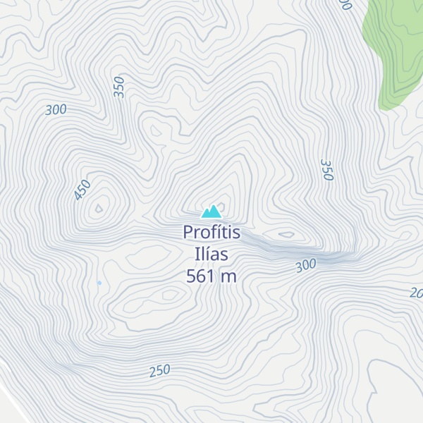 Map of Profítis Ilías