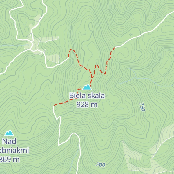 Map of Biela skala
