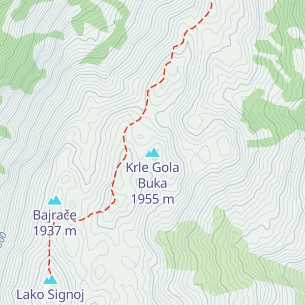 Map of Krle Gola Buka