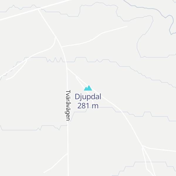 Map of Djupdal