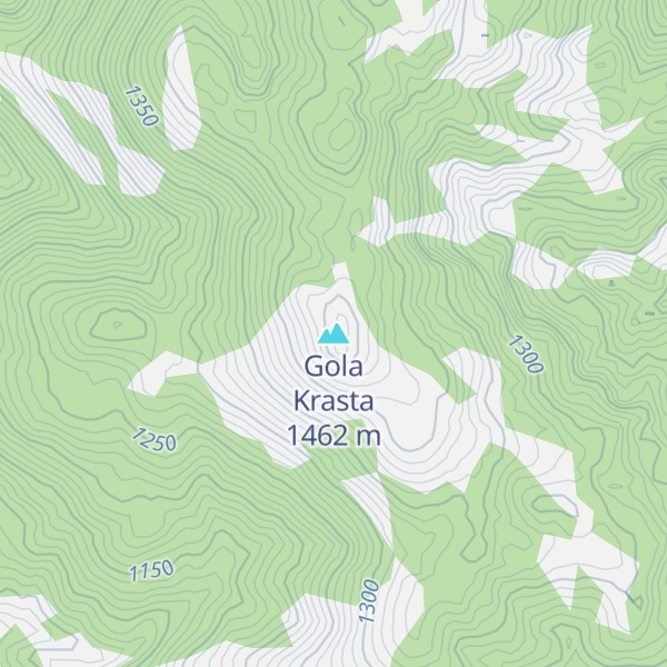 Map of Gola Krasta