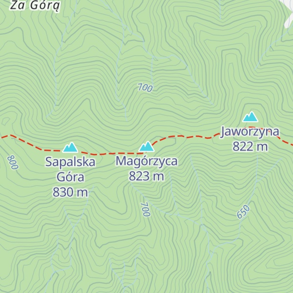 Map of Magórzyca