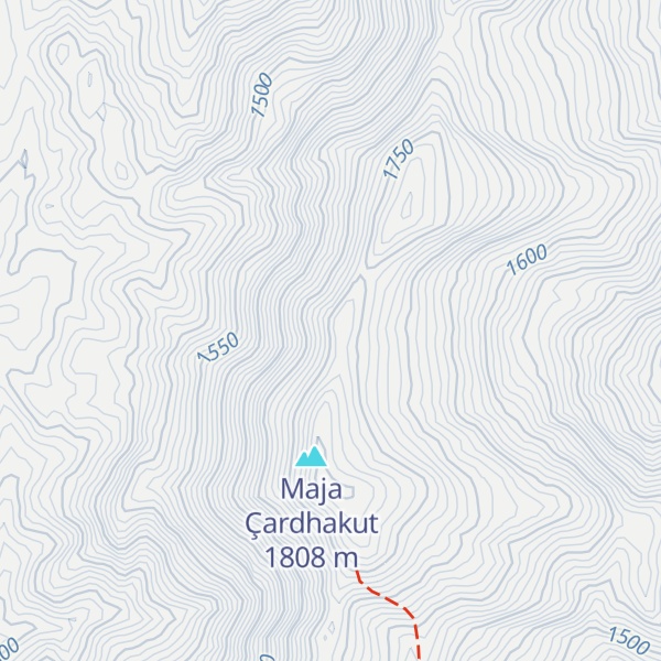 Map of Maja e Lartë